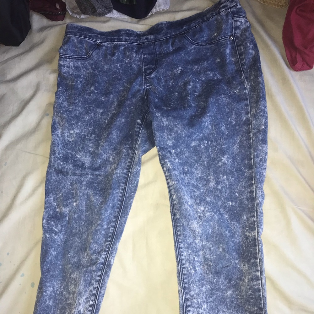 Stonewashed jeggings